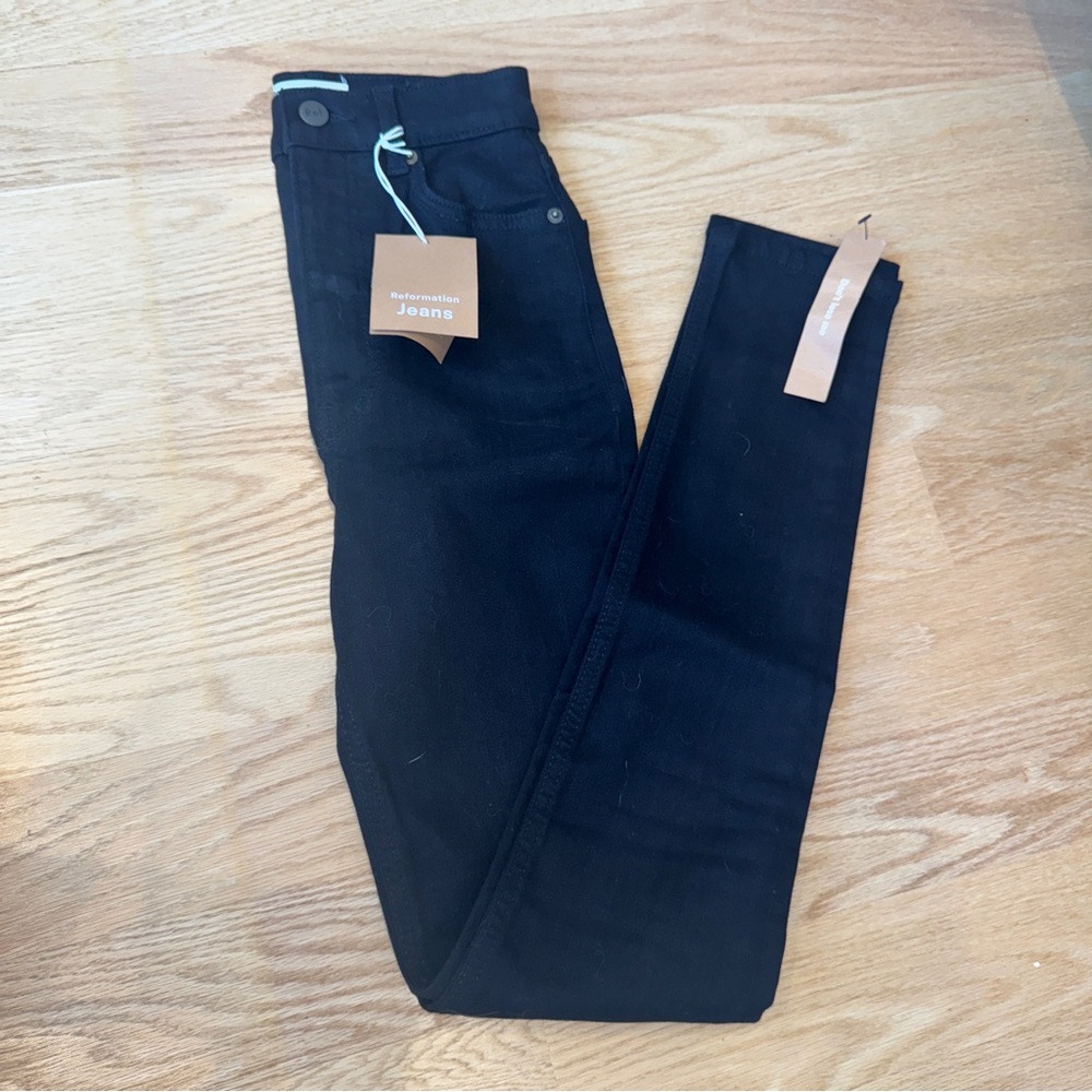 Reformation Black Skinny Jeans